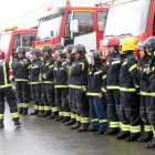 Bomberos de Ponferrada, en una imagen de archivo del año 2016. L. DE LA MATA