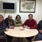 El secretario provincial del PSOE se reunión ayer con los responsables municipales de la zona.
