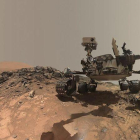 Selfie del Curiosity sobre la superficie de Marte.
