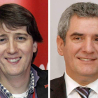Carlos Martínez, alcalde de Soria y Julio Villarrubia, diputado palentino.