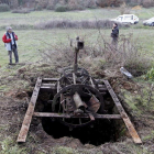 Pozo de San Vicente donde aparecieron los cadáveres.