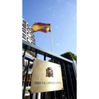 Fachada de la sede del Tribunal Constitucional.