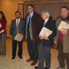 Agustín García, en el centro, presidió la renovación del organismo