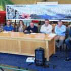 Mesa redonda celebrada en la feria en la que el punto de debate fue el Camino olvidado. CEBRONES