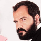 Ángel Martín, con su nuevo 'look' para el teatro.