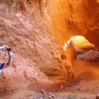 Visita guiada al paraje berciano de Las Médulas. CÉSAR SÁNCHEZ