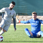 Dani Pichín, que volvía al equipo, marcó el segundo tras robar el balón a André. LOF