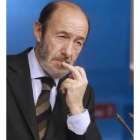 Rubalcaba presentó el programa del PSOE en materia de seguridad