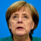 La cancillera Angela Merkel el pasado 7 de febrero.