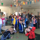 Niños participantes en el programa ‘Conoce tu Biblioteca’. DL