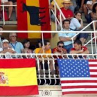 Americanos y españoles dieron colorido a cada encuentro