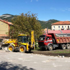 Obras realizadas en la calle Padre Isla con cargo al Plan E, cuya partida ha sido modificada.