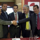 Florencio Carrera, Carlos Pollán, Eduardo Álvarez, Dionisio Miguel Recio y Juan Francisco Martín.