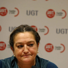 Carmen Amez, secretaria general de la Federación  de Servicios Públicos de UGT.