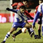 Aldo Duscher pelea en un auténtico cuerpo a cuerpo con Savo Milosevic