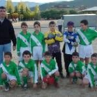 Formación del Laciana B, que milita en la 2.ª Provincial Benjamín