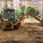 Los trabajos en la plaza Romero Robledo comenzaron la semana pasada.