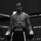 El boxeador leonés Saúl Tejada, durante la pelea que le enfrentó al púgil rumano Silvio Alecu.