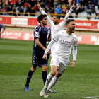 Dioni encarriló la victoria de la Cultural frente al Real valladolid B en el Reino de León. MARCIANO PÉREZ