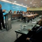 Clausura de la última reunión de la ejecutiva regional en Valladolid