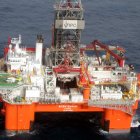 Plataforma de extracción petrolífera.