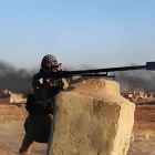 Vídeo del Estado Islámico en que muestran como combaten sus yihadistas en Mosul.