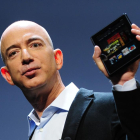 El CEO de Amazon, Jeff Bezos, en la presentación del Kindle Fire, en Nueva York, en el 2011.