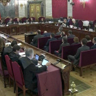 Imagen de la sala del Supremo, este martes.