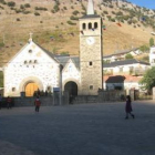 La ejecución de las obras de la plaza de la Iglesia de Ciñera continúan a buen ritmo