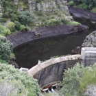 La presa de San Facundo, tras el desembalse de 2009. L. DE LA MATA