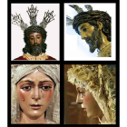 Imágenes con reconocimiento registral del Cristo de la Sentencia y de la Macarena