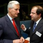 Imagen de archivo de Barnier, junto a Juan Vicente Herrera
