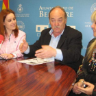 Laura Álvarez, José Manuel Otero y Nancy Rodríguez, ayer.
