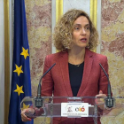 La presidenta del Congreso, Meritxell Batet, ofreció ayer su punto de vista sobre la cuestión. EFE