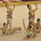 Las gimnastas del Ritmo dejaron patente su clase.
