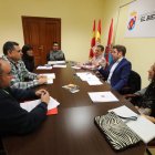 Una de las últimas reuniones del Consorcio. ANA F. BARREDO