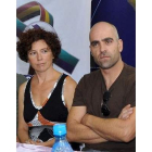 La directora Icíar Bollaín y el actor Luis Tosar.