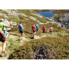 La exigente bajada a la Laguna Maliciosa que tuvieron que afrontar los participantes en la prueba.