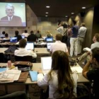 Cientos de periodistas de diferentes países siguen las actuaciones del tribunal contra Karadzic