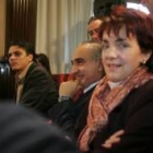 José María Rodríguez de Francisco y Covadonga Soto en un momento del debate de la moción de censura
