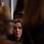 Silvia Brugos, ex esposa del acusado, antes del juicio por el crimen de Degaña.