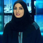 Budoor Ahmad, una presentadora de la televisión saudí.
