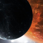 Recreación del exoplaneta hecha por la Universidad de Oviedo