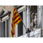 Torra ordena colocar la bandera a media asta en el Generalitat por las víctimas de ‘Gloria’.