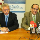 Julio Cayón y Luis Nogal, ayer, en rueda de prensa.