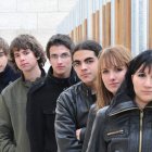 Los jóvenes integrantes del grupo de rock Speedway.