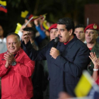 Maduro, durante una alocución tras conocerse los resultados de las elecciones regionales.