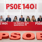 Pedro Sánchez presidió la Ejecutiva Federal del PSOE.