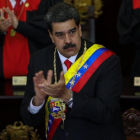 Nicolas Maduro asiste a la ceremonia de apertura al año judicial  en Caracas  Venezuela.