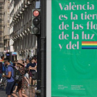 Cartel de la campaña del Ayuntamiento de Valencia con la que el consitorio se suma a las celebraciones del Día del Orgullo